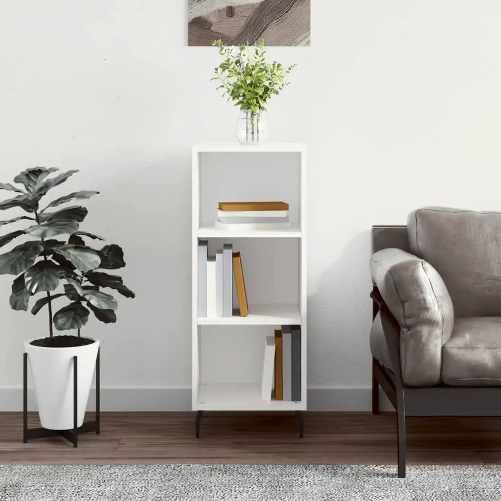 vidaXL vidaXL Sideboard White 34.5x32.5x90 cm Engineered Wood - Sideboard