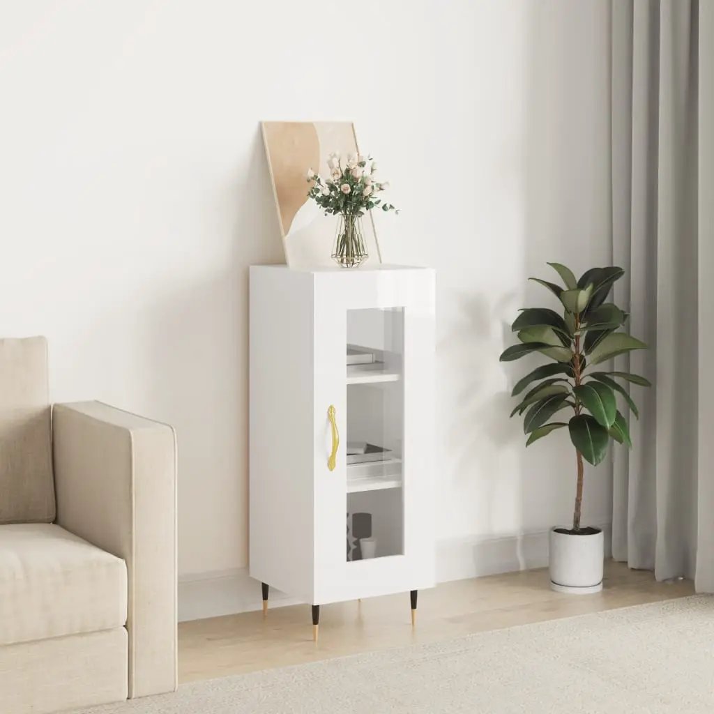 vidaXL vidaXL Sideboard White 34.5x34x90 cm Engineered Wood - Sideboard