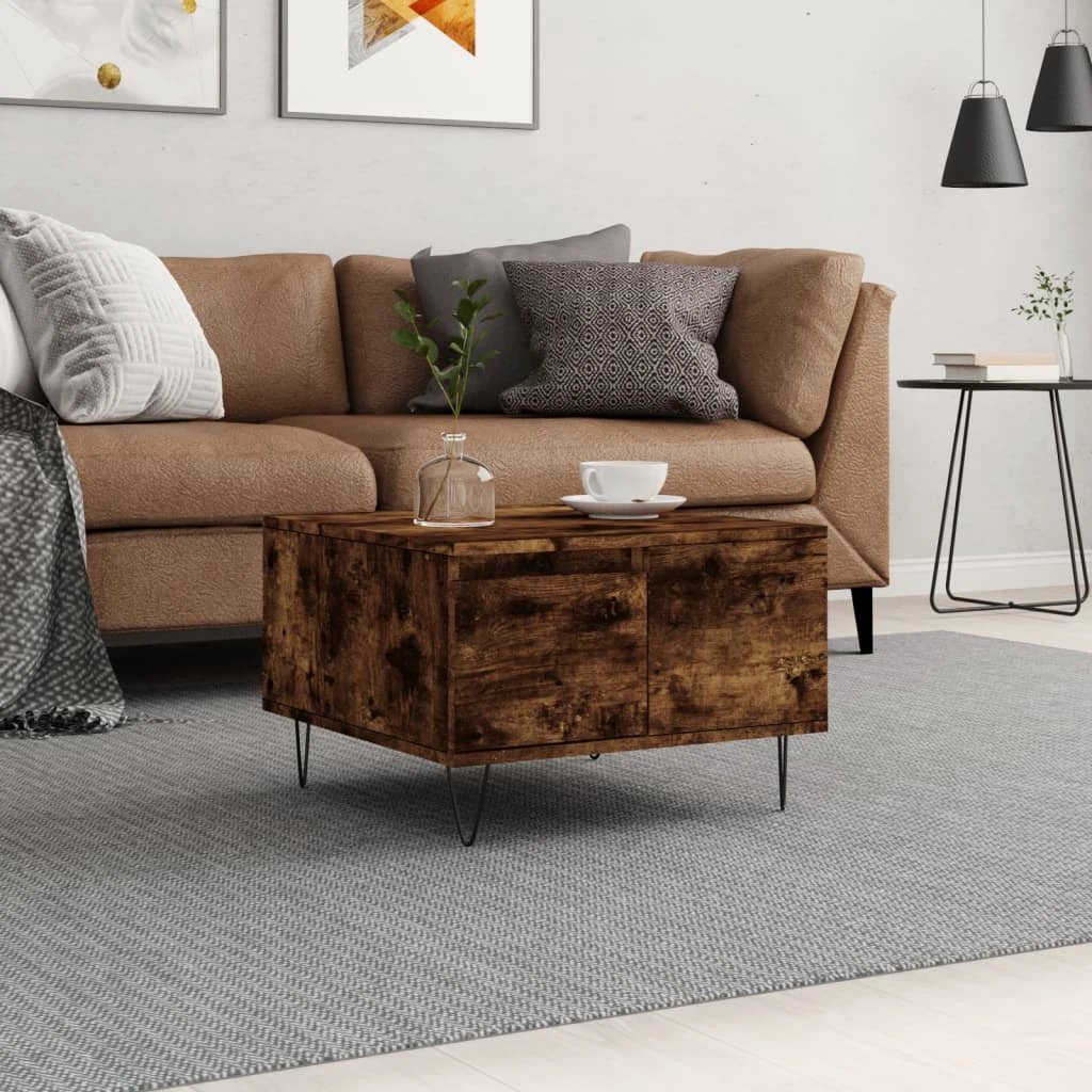 VidaXL CoffeeTable 55x55x36.5 EngineeredWood Home by vidaXL