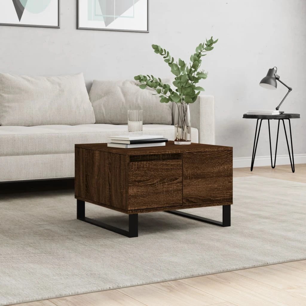 VidaXL Coffee Table 55x55x36.5 cm Old Wood by vidaXL