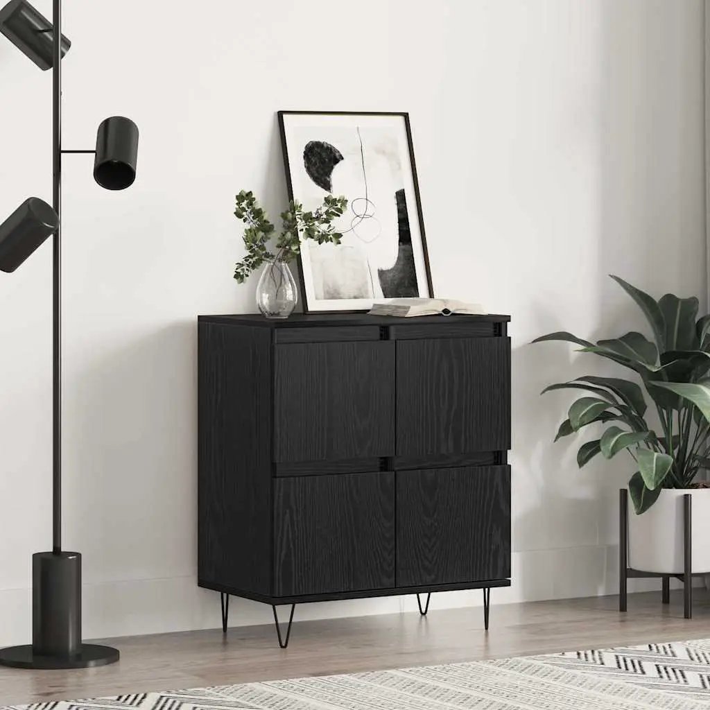 vidaXL vidaXL Sideboard Black 60x35x70 cm Engineered Wood - Sideboard