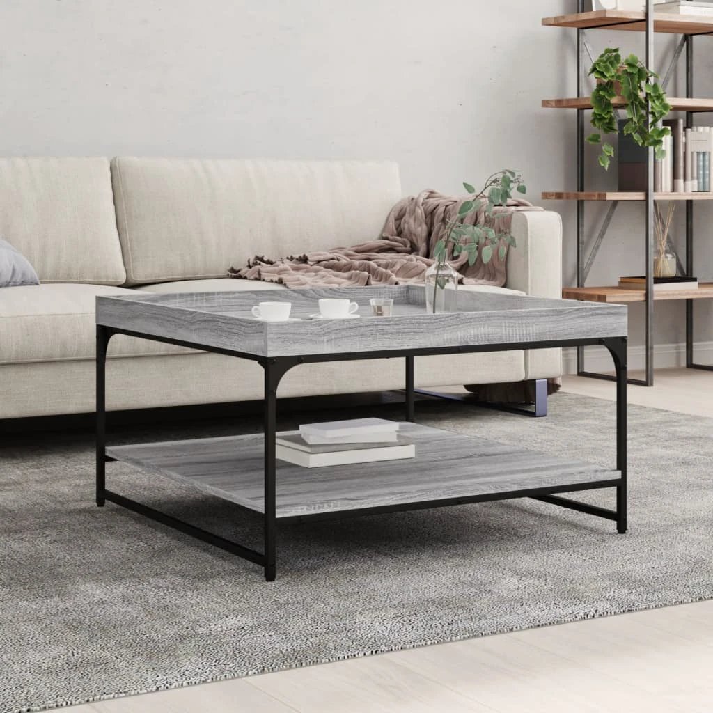 vidaXL VidaXL Coffee Table 49.5x49.5x45 cm Storage Home - Coffee Table