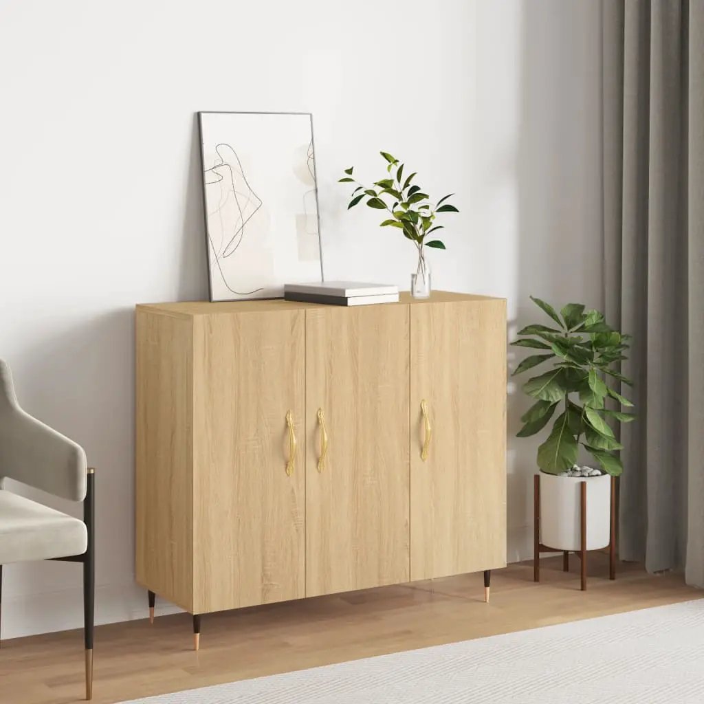 vidaXL vidaXL Sideboard White 90x34x80 cm Engineered Wood - Sideboard