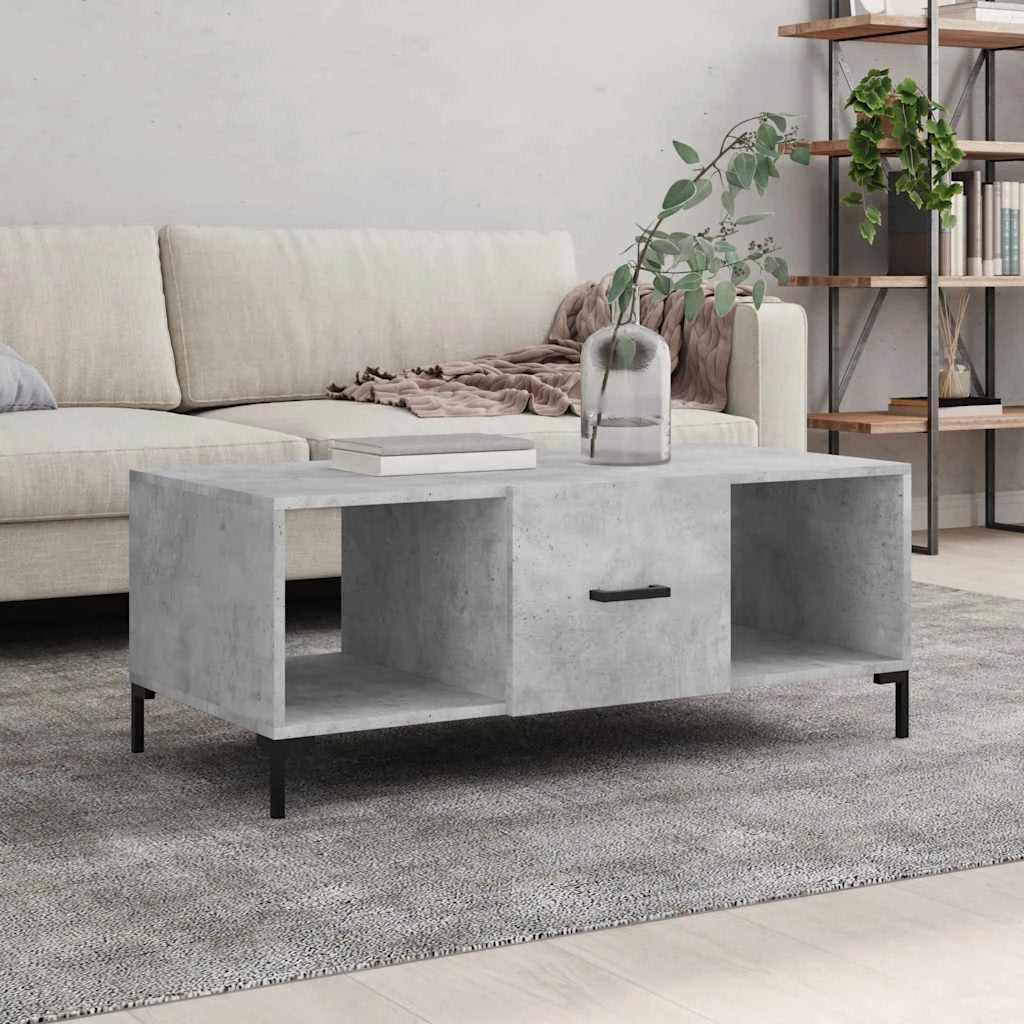 VidaXL Coffee Table 102x50x40 Three Compartments by vidaXL