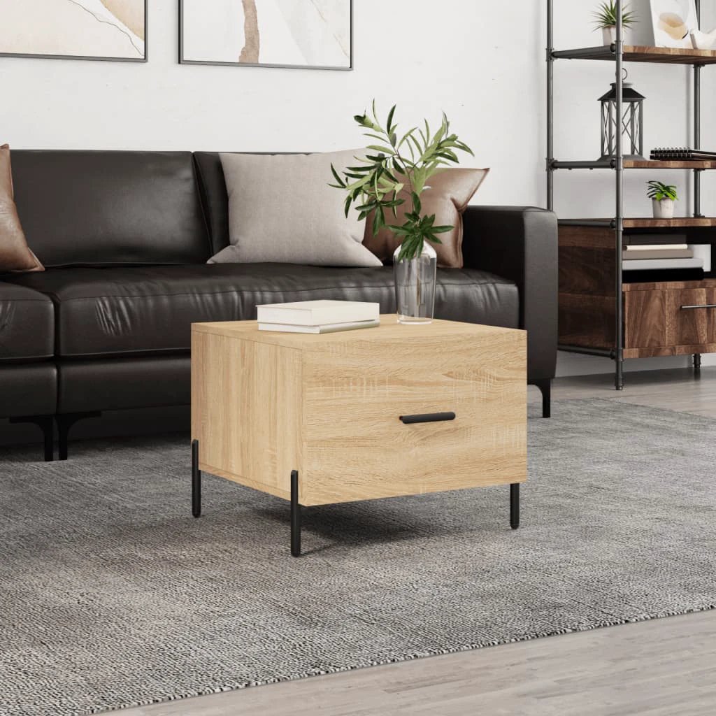 VidaXL Coffee Table 50x50x40 cm With Drawer by vidaXL