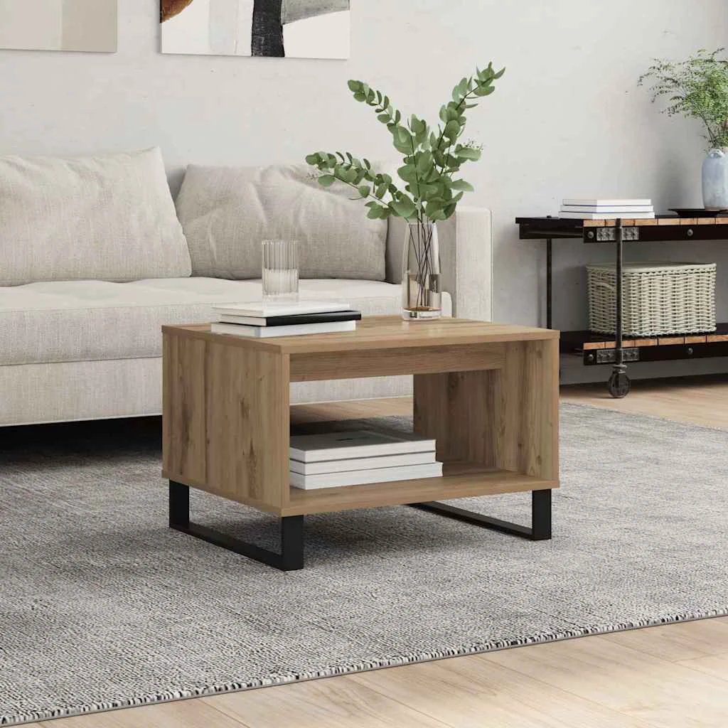 vidaXL VidaXL Coffee Table 60 X 50 X 40 Cm Engineered Wood Modern Rectangle Living Room - Coffee Table