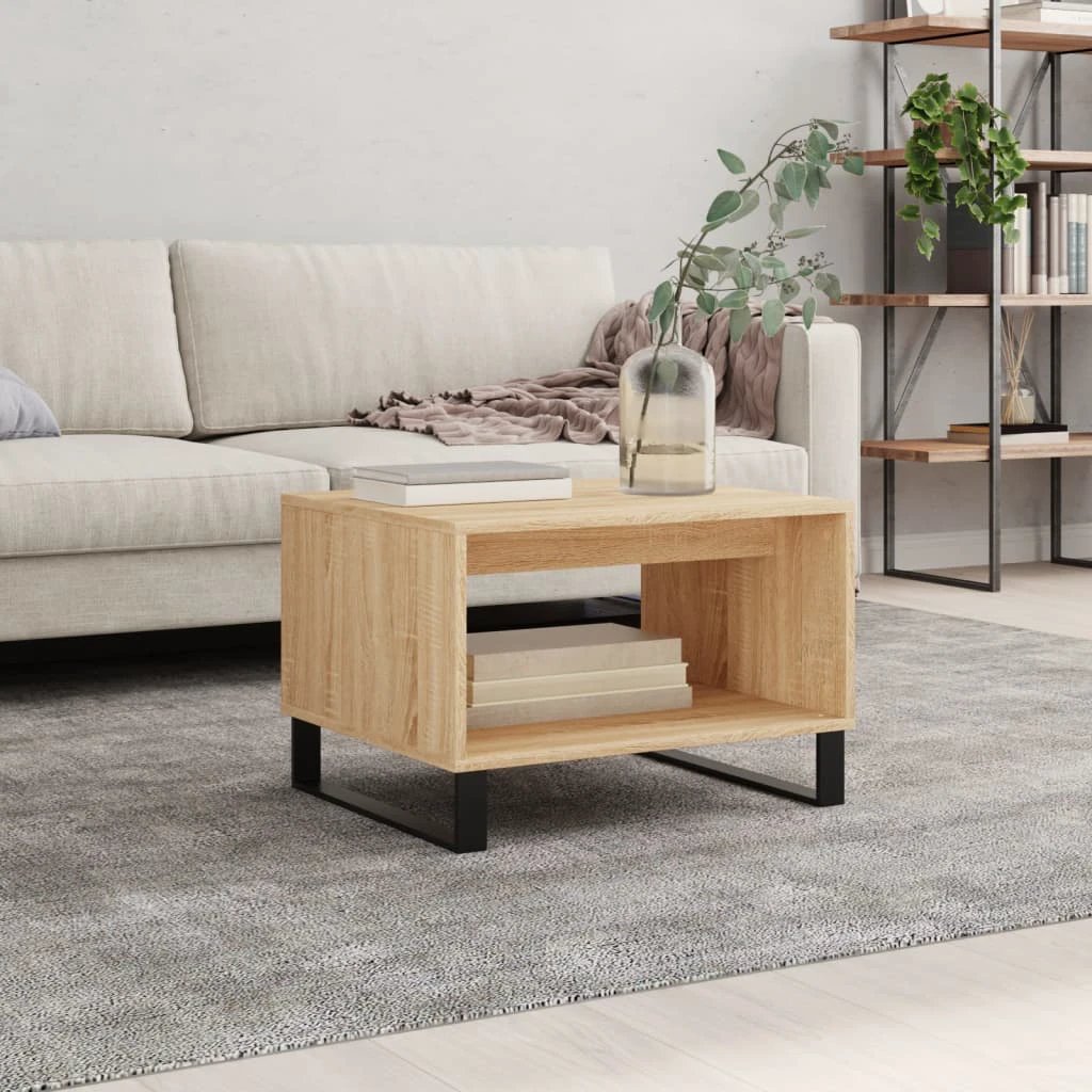 VidaXL Coffee Table 60 X 50 X 40 Cm Engineered Wood Modern Rectangle Living Room by vidaXL
