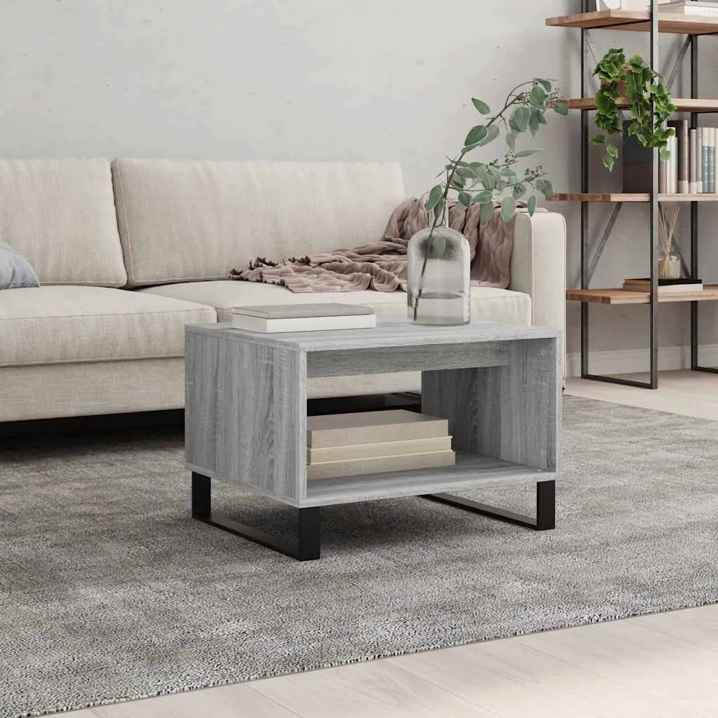 VidaXL Coffee Table 60 X 50 X 40 Cm Engineered Wood Modern Rectangle Living Room by vidaXL