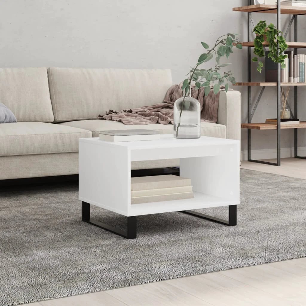VidaXL Coffee Table 60 X 50 X 40 Cm Engineered Wood Modern Rectangle Living Room by vidaXL