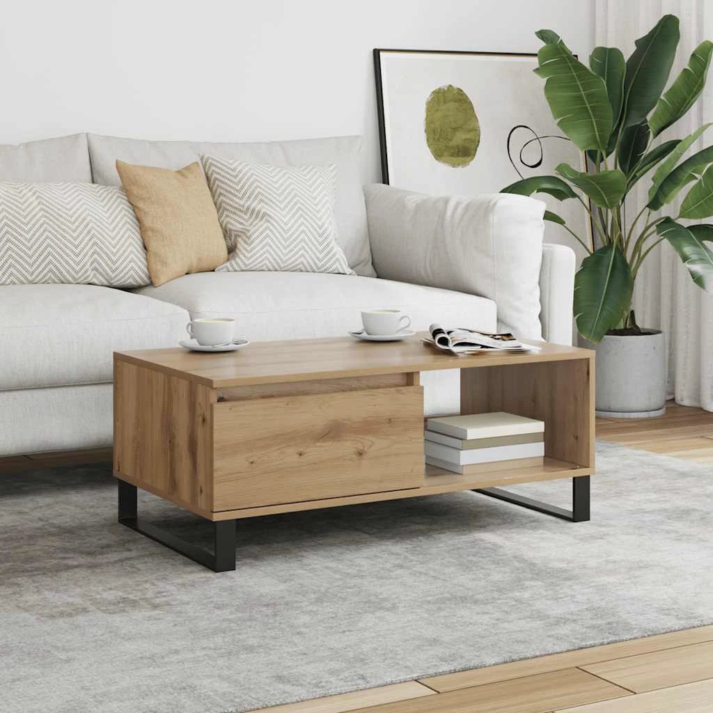 VidaXL Coffee Table 90x50x36.5 cm Engineered Wood Durable Matte Finish Living Room by vidaXL