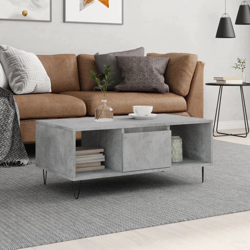 vidaXL Coffee Table 90x50cm Engineered Wood by vidaXL