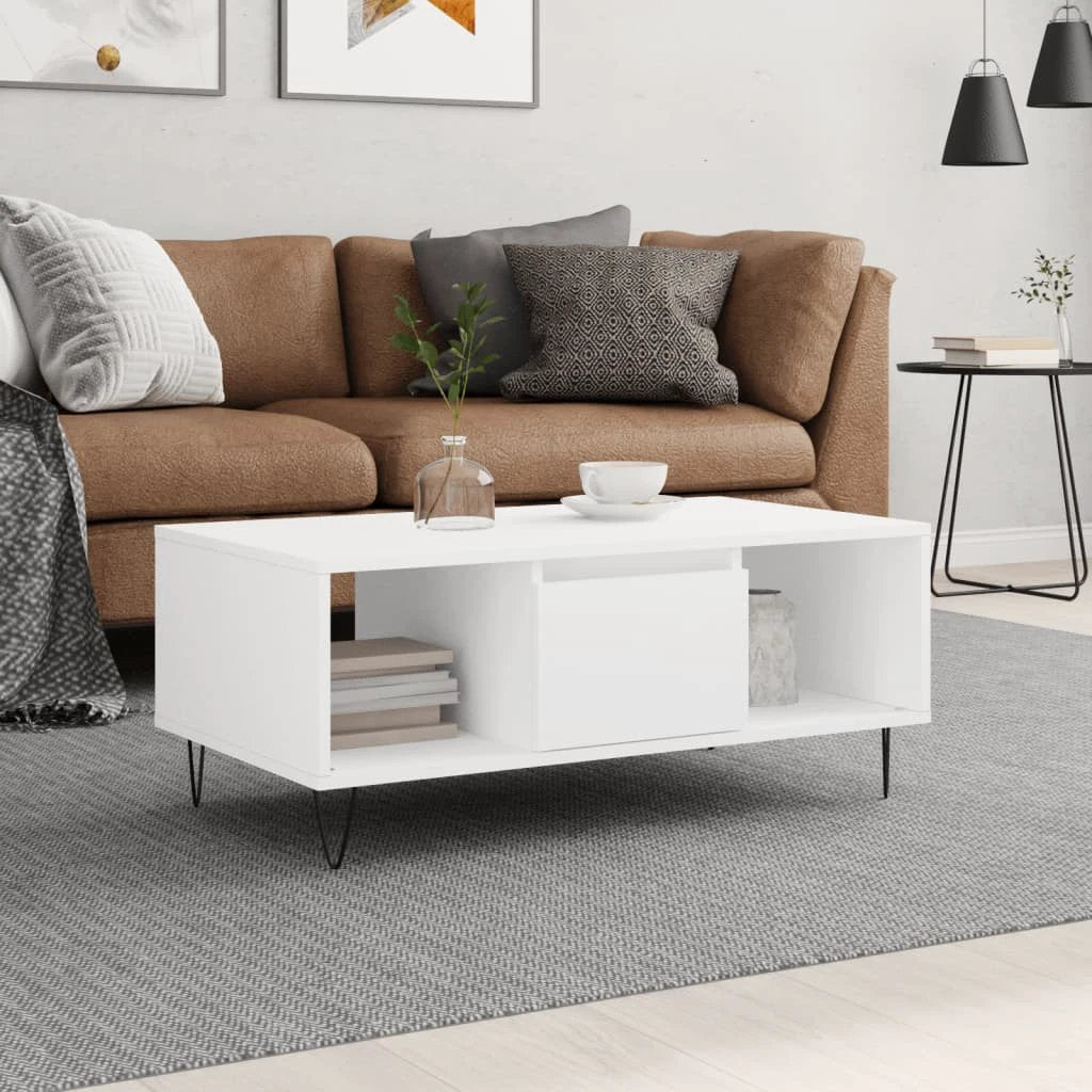 vidaXL Coffee Table 90x50cm Engineered Wood by vidaXL