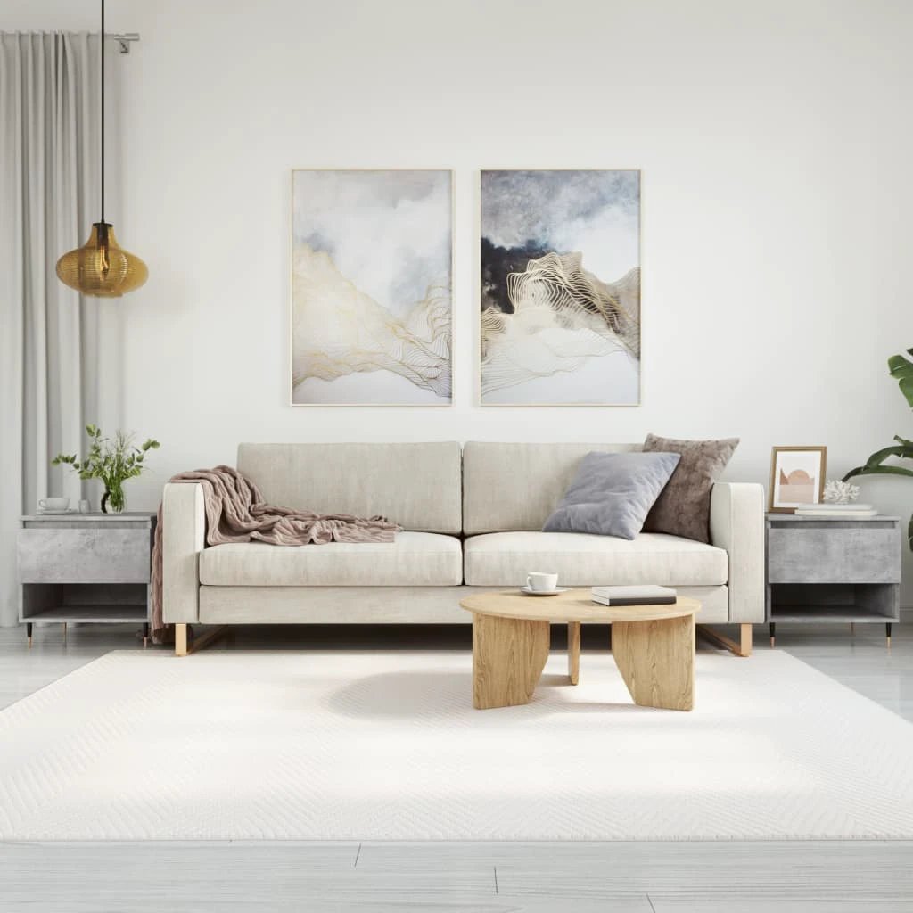 vidaXL VidaXL Coffee Table 50x46x50 cm Engineered Wood Moisture Resistant For Modern Living Rooms - Coffee Table
