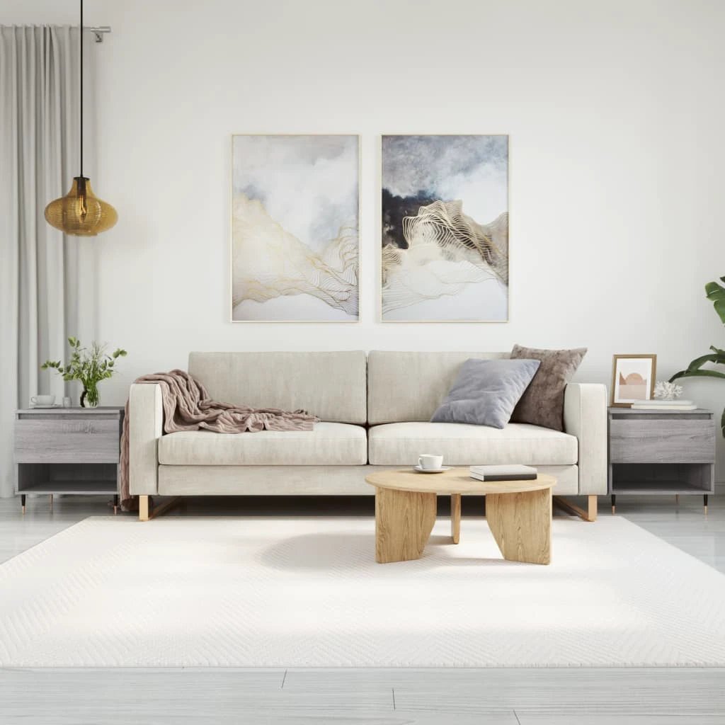 vidaXL VidaXL Coffee Table 50x46x50 cm Engineered Wood Moisture Resistant For Modern Living Rooms - Coffee Table