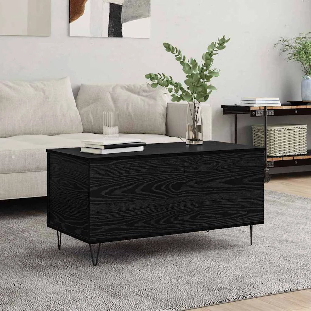 vidaXL Coffee Table 90x44.5x45 cm Industrial Old Wood Matte Finish Engineered Wood Living Room by vidaXL