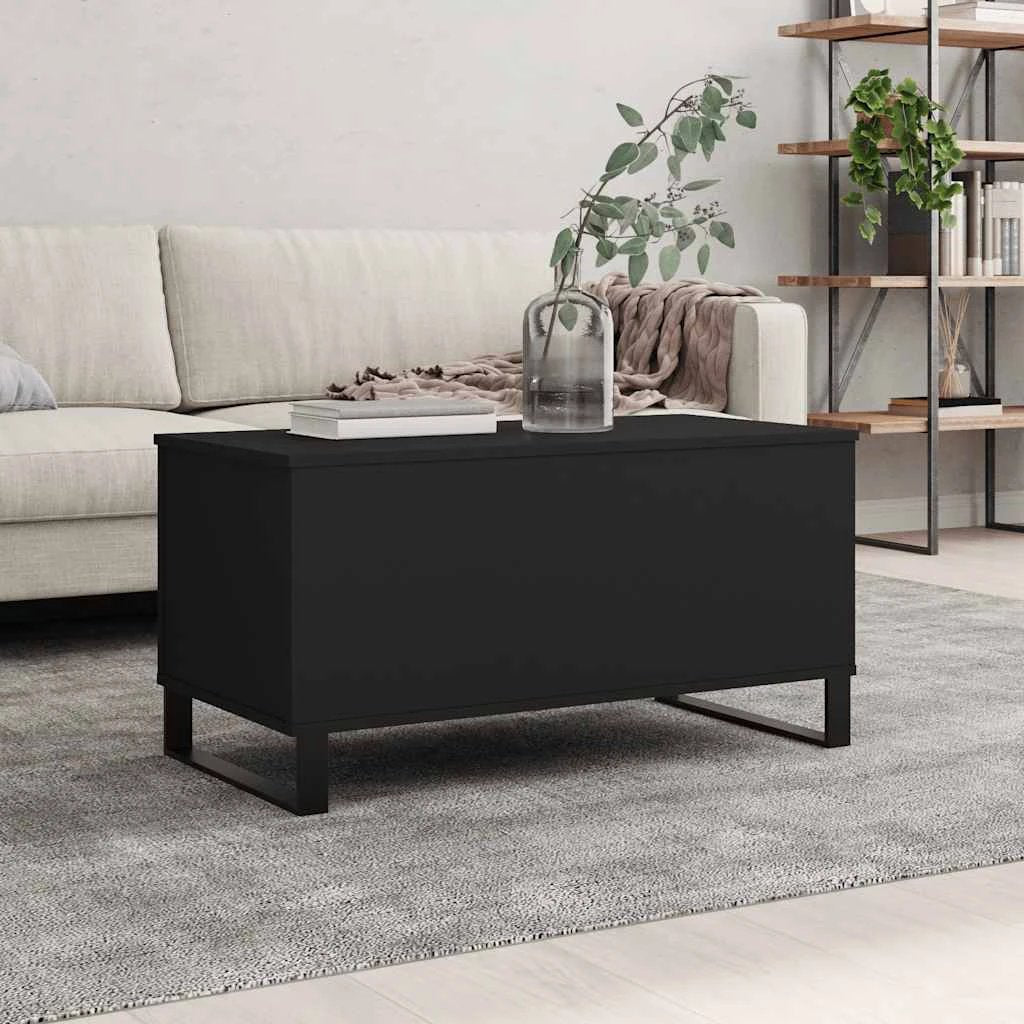 VidaXL Coffee Table 90x44.5x45 Black Oak Living by vidaXL