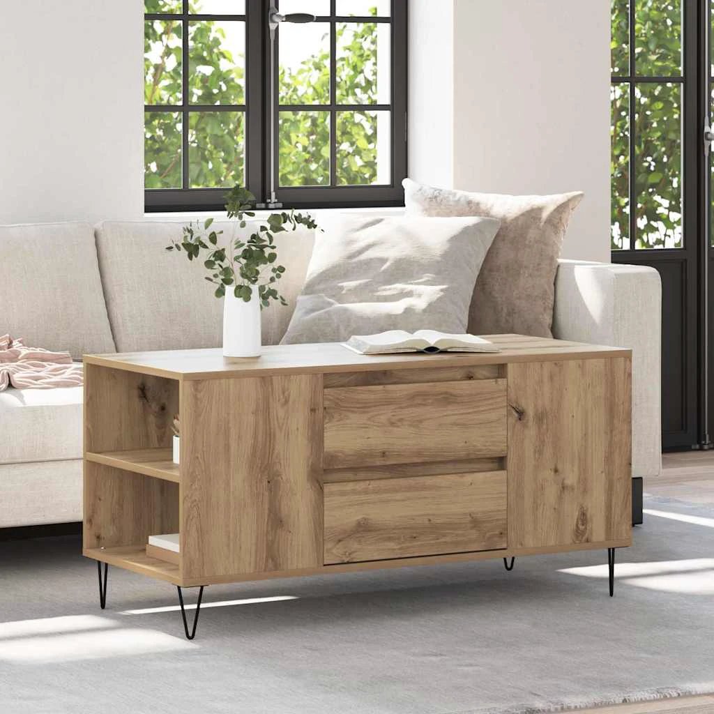 vidaXL VidaXL Coffee Table 102x44.5x50cm Engineered Wood - Coffee Table