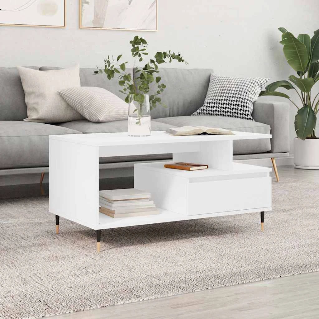 vidaXL VidaXL Coffee Table 90x49x45 Old Wood LivingRoom - Coffee Table