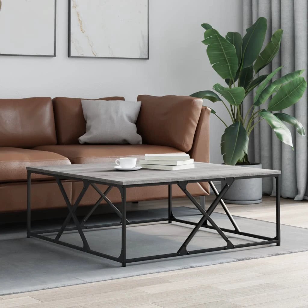 vidaXL vidaXL Coffee Table 100x100x40 Engineered Wood - Coffee Table