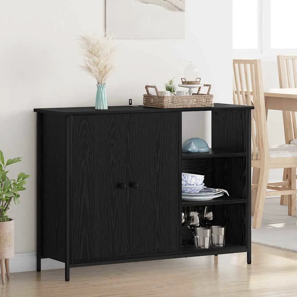 vidaXL vidaXL Sideboard Sonoma Oak 100x33x75 cm Engineered Wood - Sideboard