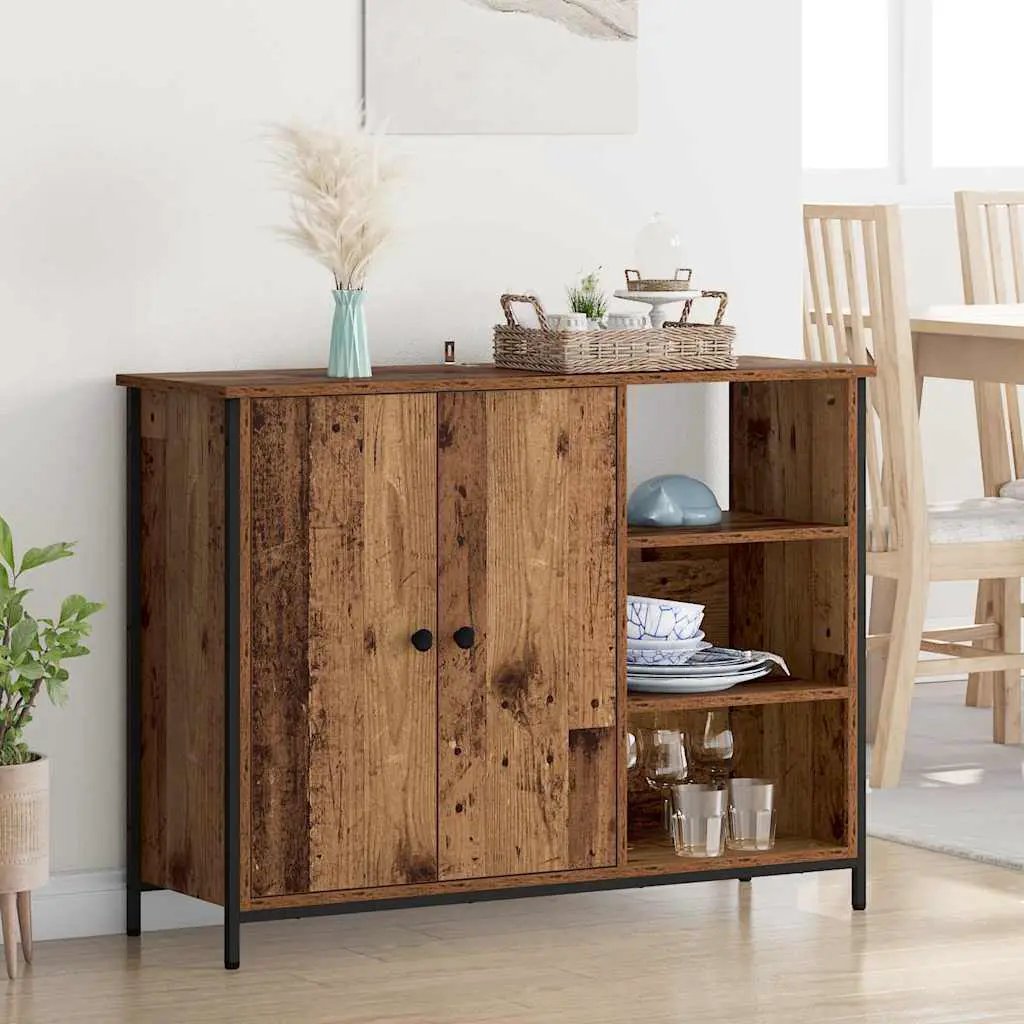 vidaXL vidaXL Sideboard Sonoma Oak 100x33x75 cm Engineered Wood - Sideboard