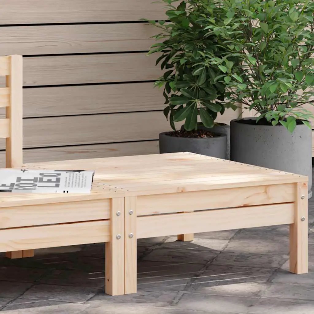 vidaXL vidaXL Garden Sofa | Natural Pine | Solid Pine Wood | Modular | Garden Sofa - Garden Sofa Sets