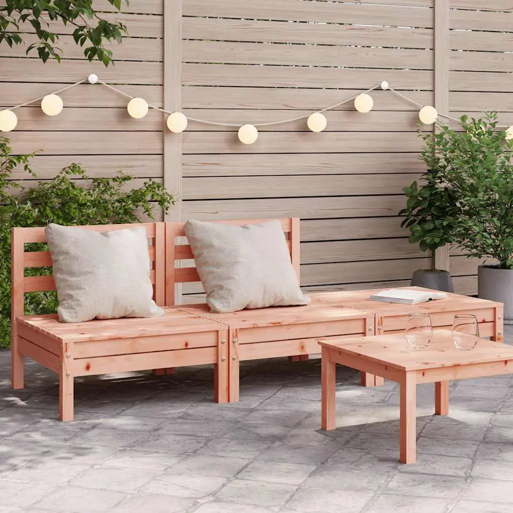 vidaXL vidaXL Garden Sofa | Natural Pine | Solid Pine Wood | Modular | Garden Sofa - Garden Sofa Sets