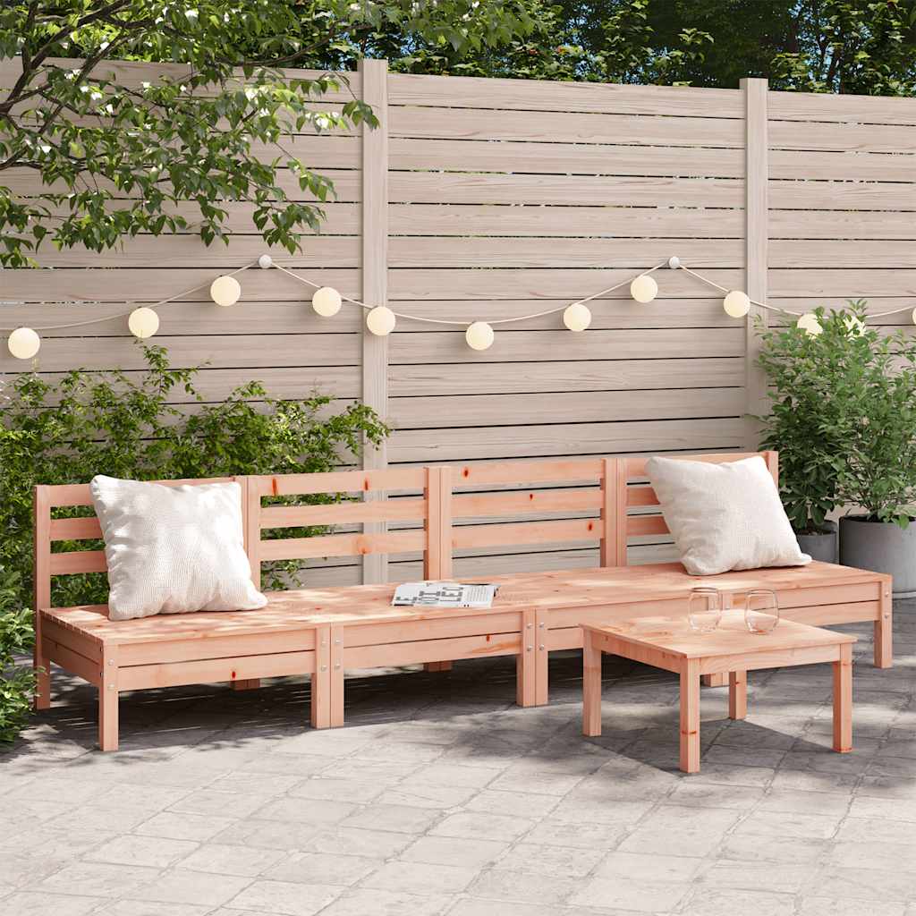vidaXL vidaXL Garden Sofa | Natural Pine | Solid Pine Wood | Modular | Garden Sofa - Garden Sofa Sets