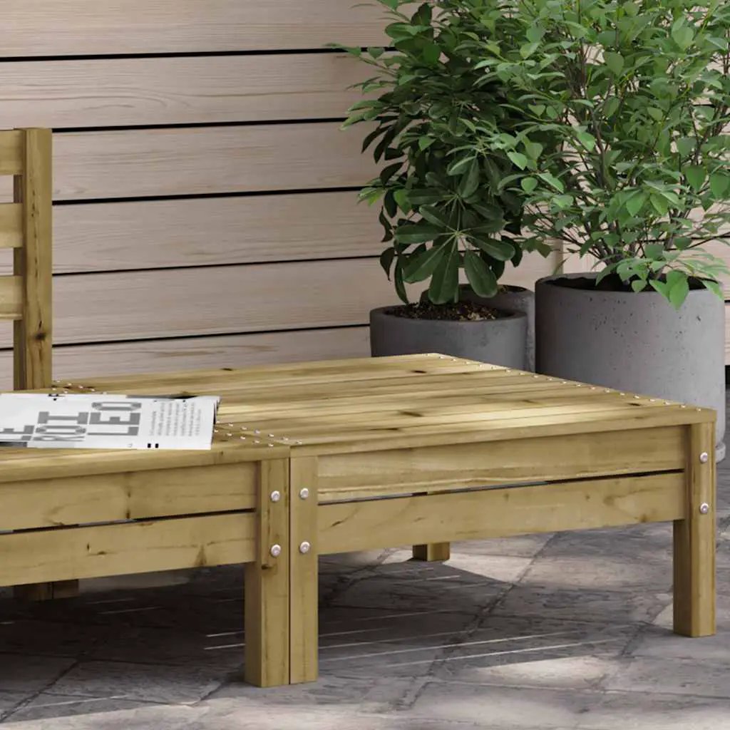 vidaXL vidaXL Garden Sofa | Natural Pine | Solid Pine Wood | Modular | Garden Sofa - Garden Sofa Sets