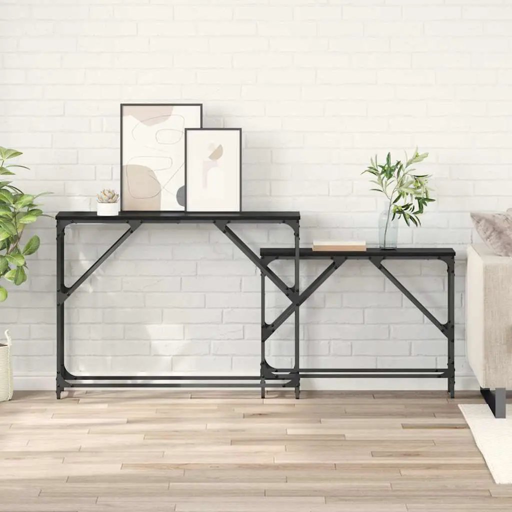 vidaXL vidaXL Nesting Console Tables 2 pcs Sonoma Oak Engineered Wood - Nest of Tables