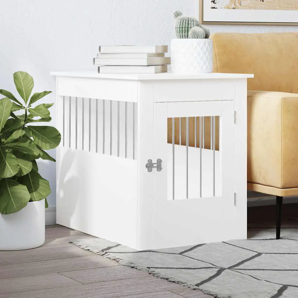 vidaXL Dog Crate Furniture Black Oak 45x62x59 cm Engineered Wood - from vidaXL