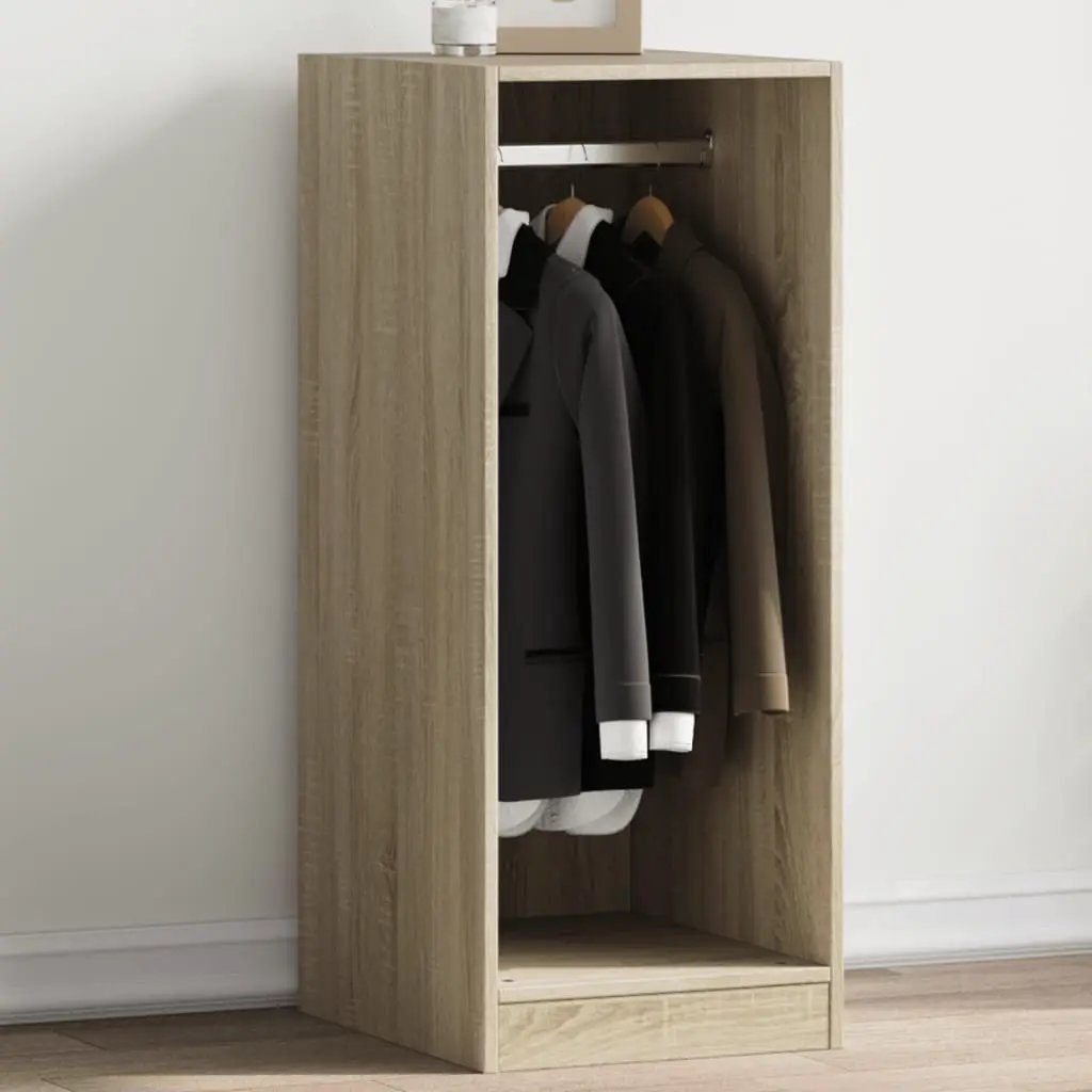 vidaXL vidaXL Wardrobe with Shelf with Storage Old Wood 77 x 48 x 102 cm - Wardrobe