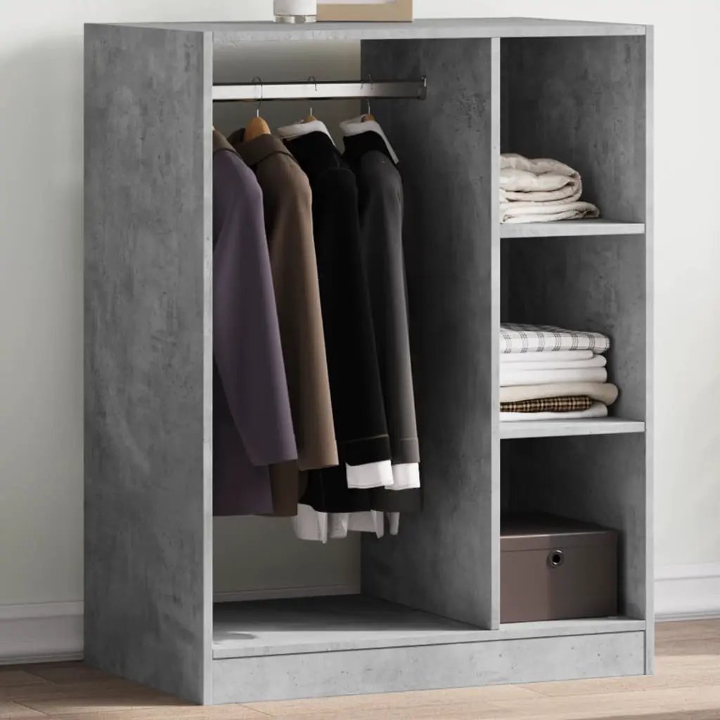 vidaXL vidaXL Wardrobe with Shelf with Storage Old Wood 77 x 48 x 102 cm - Wardrobe