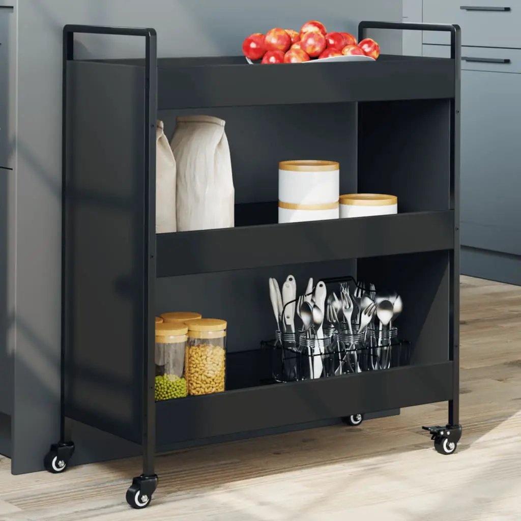 vidaXL Kitchen Trolley Old Wood 70 x 30 x 82 cm Engineered Wood - from vidaXL