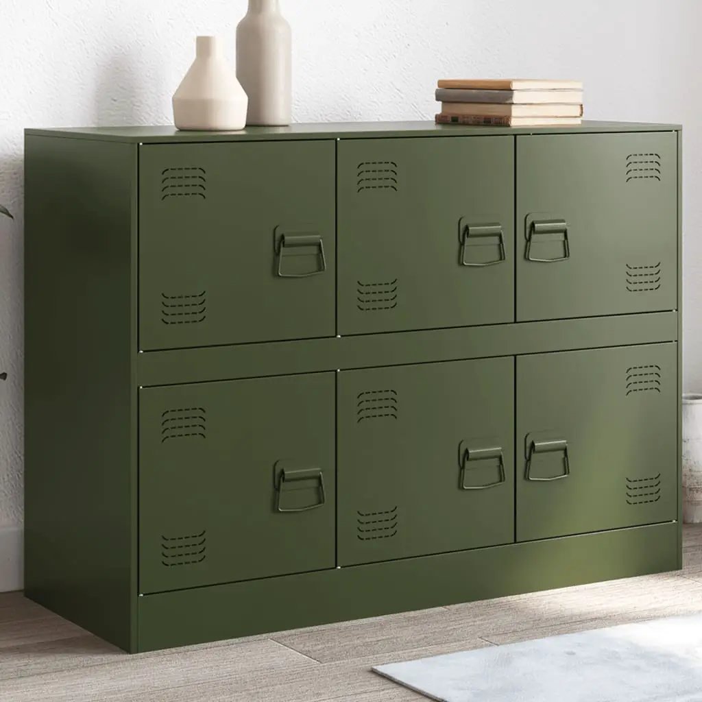 vidaXL vidaXL Sideboard Black 99x39x73 cm Steel - Sideboard