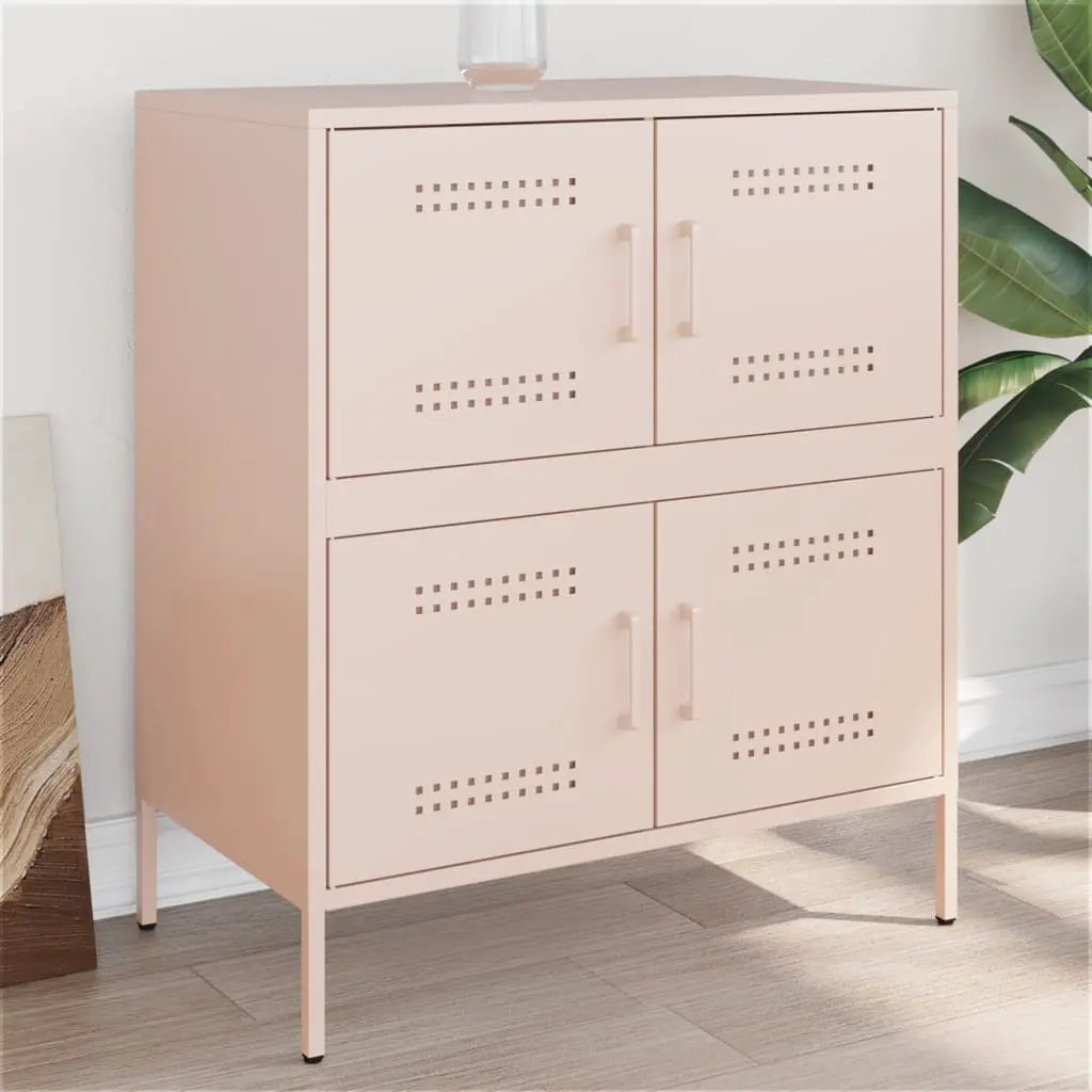 vidaXL vidaXL Sideboard Black 68x39x79 cm Steel - Sideboard