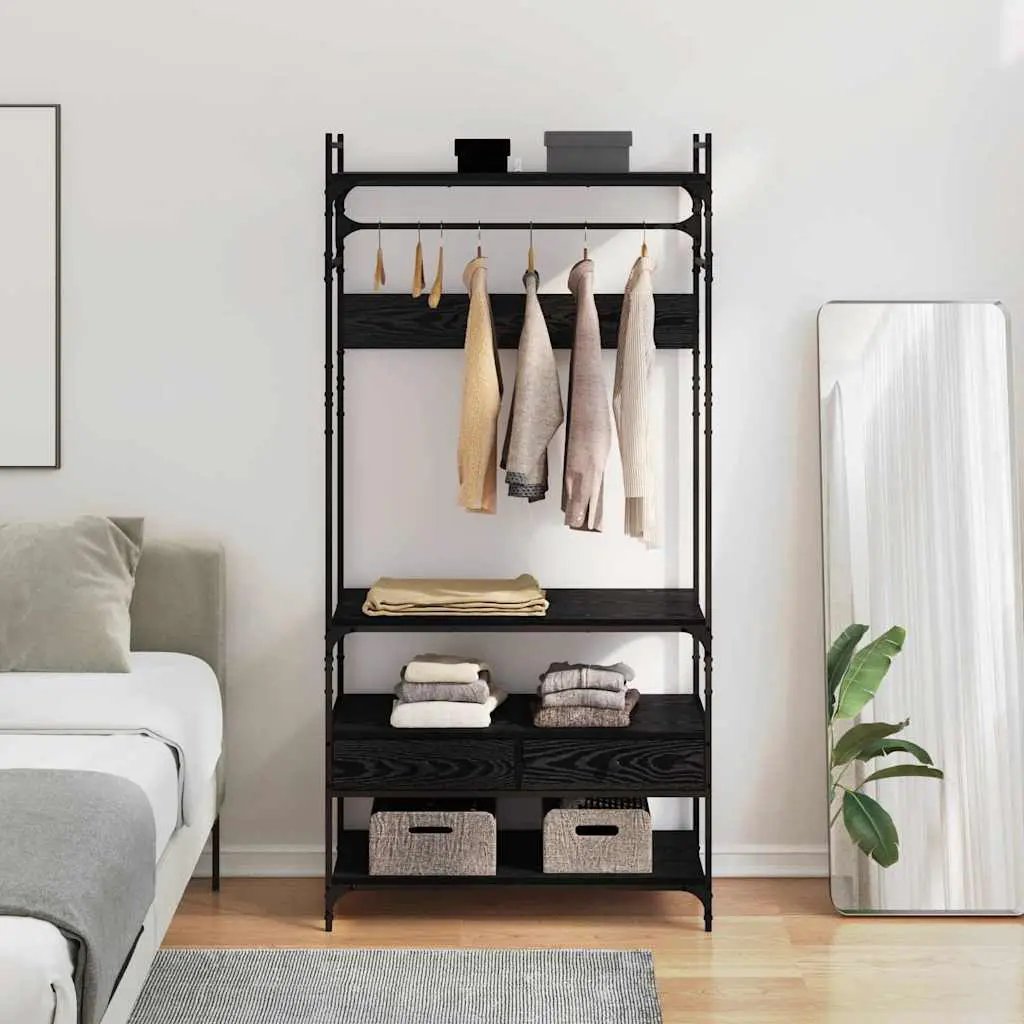 vidaXL vidaXL Wardrobe with Shelf Old wood 89 x 39 x 184.5 cm Engineered wood - Wardrobe
