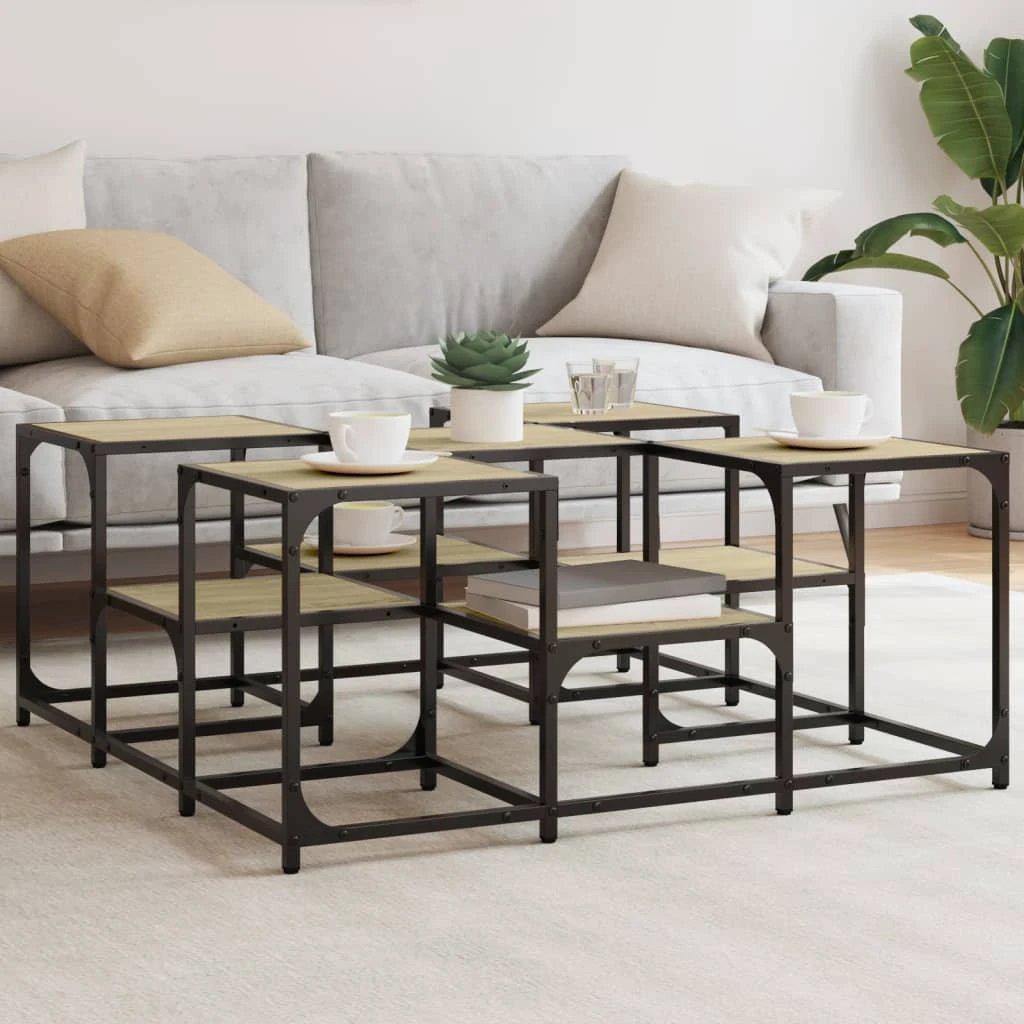 vidaXL VidaXL Coffee Table 121x121x40 cm Engineered Wood - Coffee Table