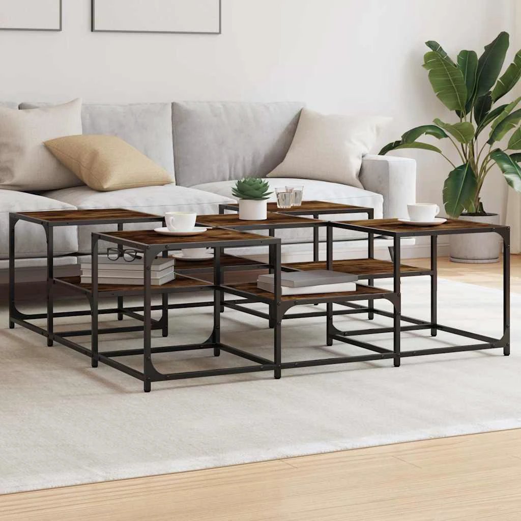 VidaXL Coffee Table 121x121x40 cm Engineered Wood by vidaXL