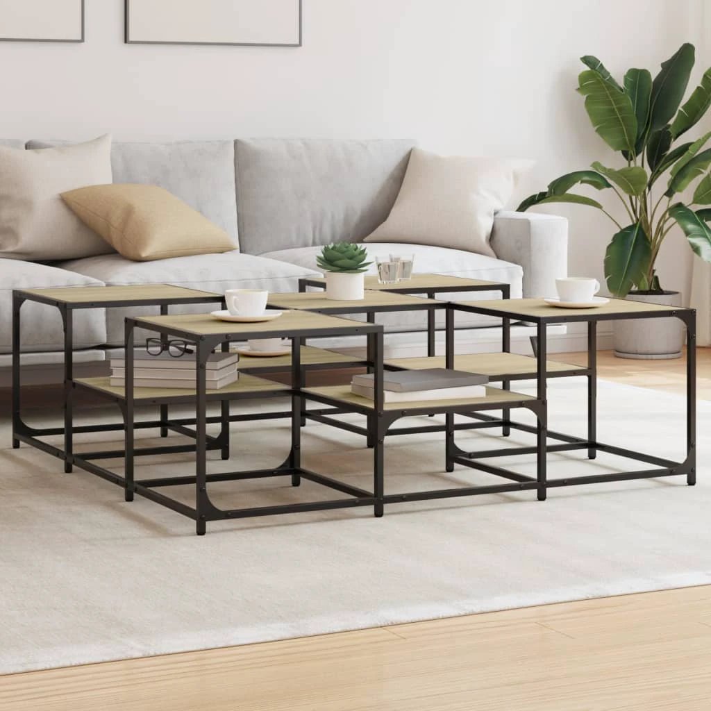 VidaXL Coffee Table 121x121x40 cm Engineered Wood by vidaXL