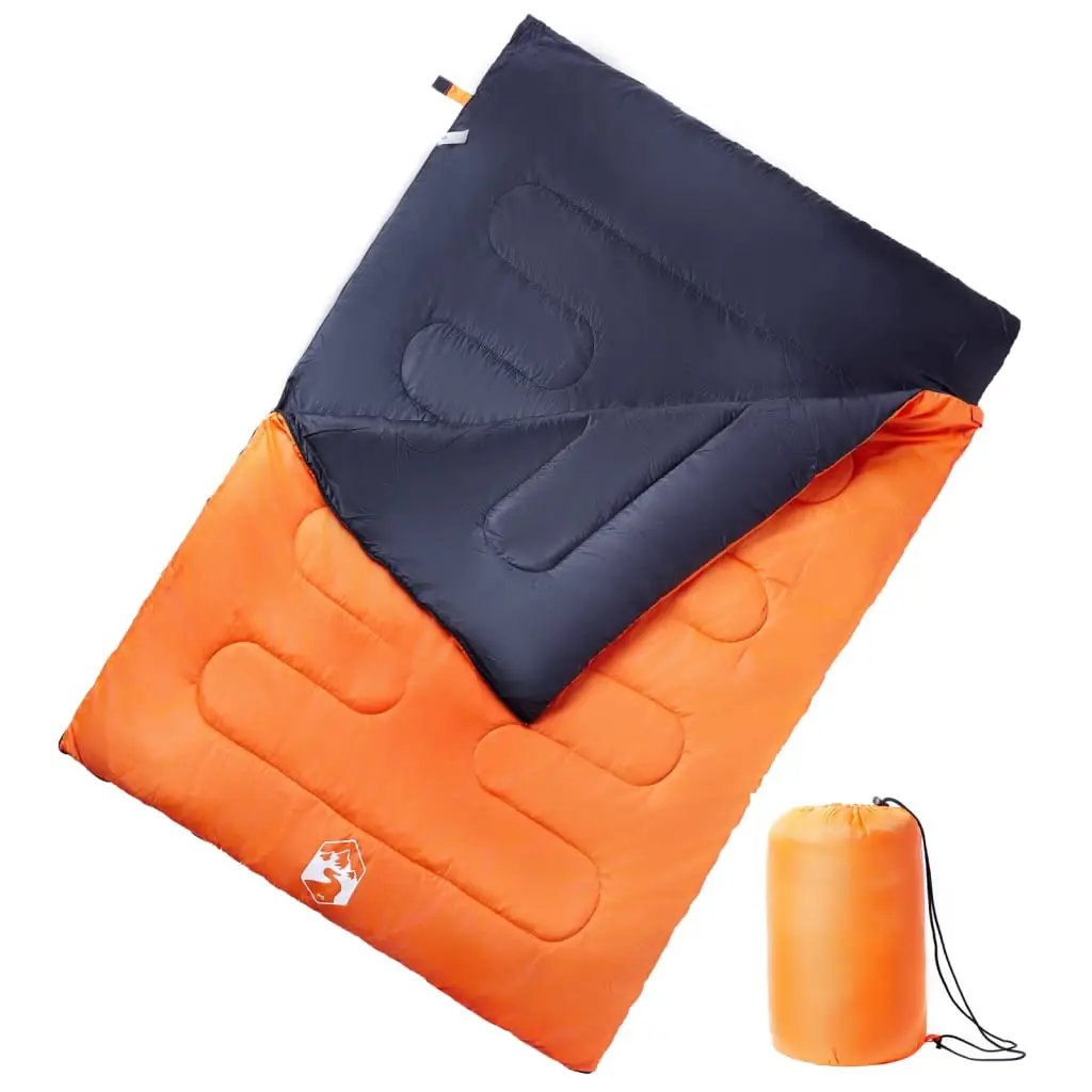vidaXL Double Sleeping Bag with Pillows for Adults Camping 3-4 Seasons - from vidaXL