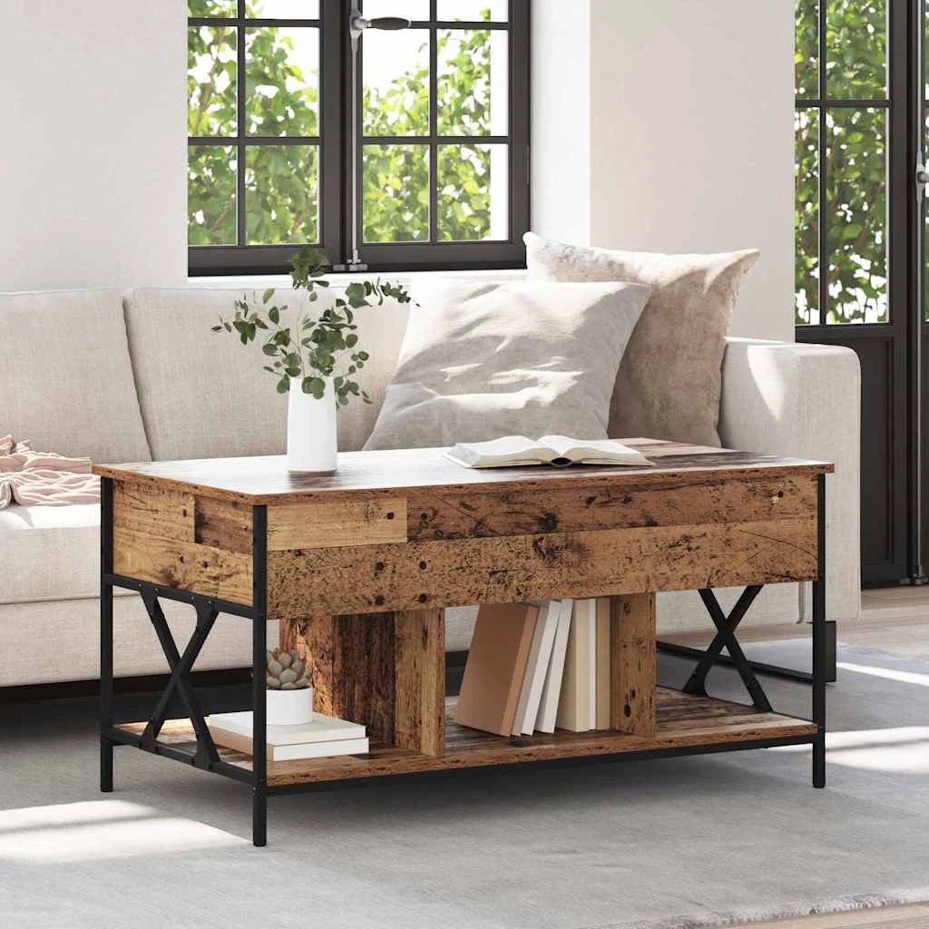 vidaXL VidaXL Coffee Table 100x55x48.5 Old Wood Lounge - Coffee Table