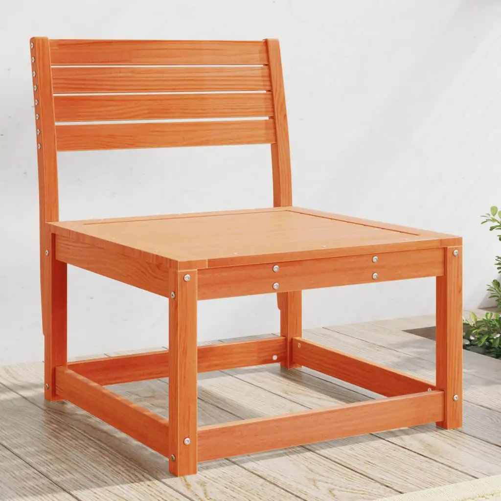 vidaXL vidaXL Garden Sofa | Natural wood | Solid pine wood | Medium | Modular - Garden Sofa Sets