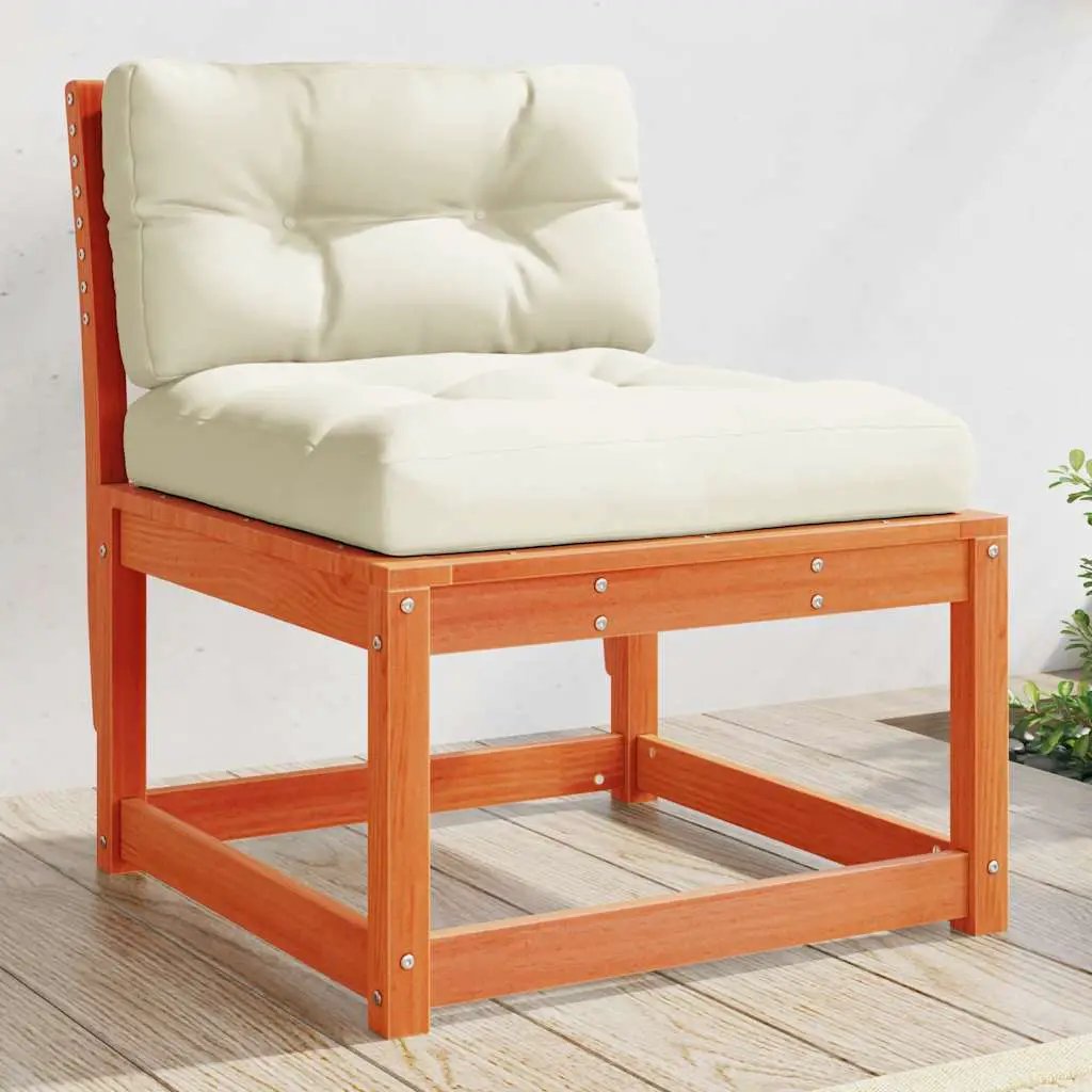 vidaXL vidaXL Garden Sofa | Natural wood | Solid pine wood | Medium | Modular - Garden Sofa Sets