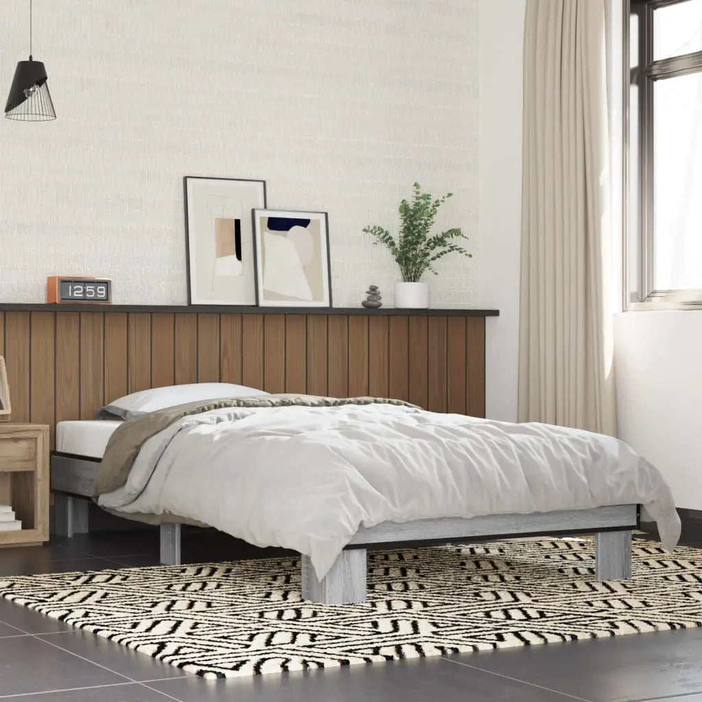 vidaXL Bed Frame without Mattress Black 140x200 cm - from vidaXL