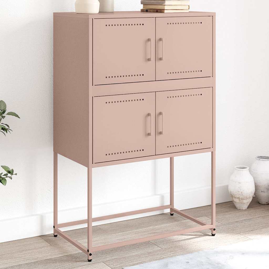 vidaXL vidaXL Sideboard Black 68.5x38.5x107 cm Steel - Sideboard