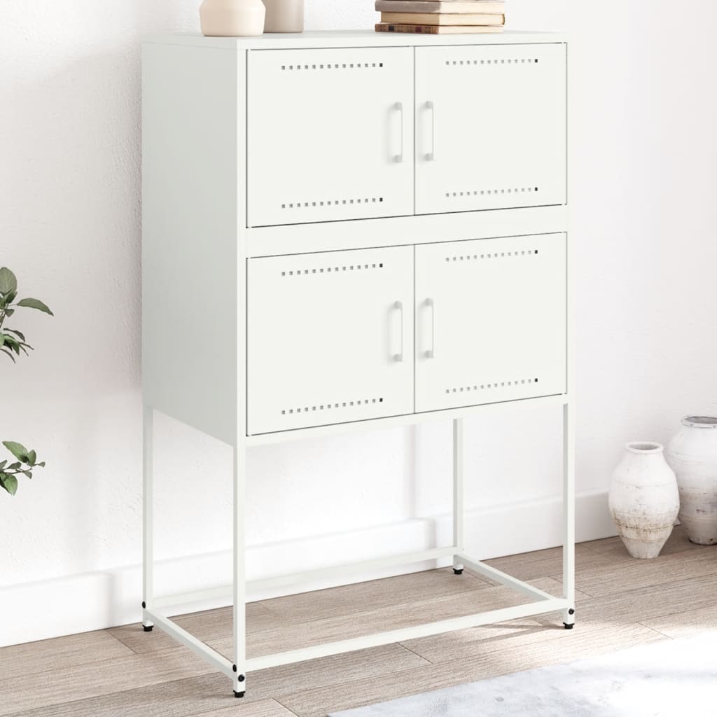 vidaXL vidaXL Sideboard Black 68.5x38.5x107 cm Steel - Sideboard