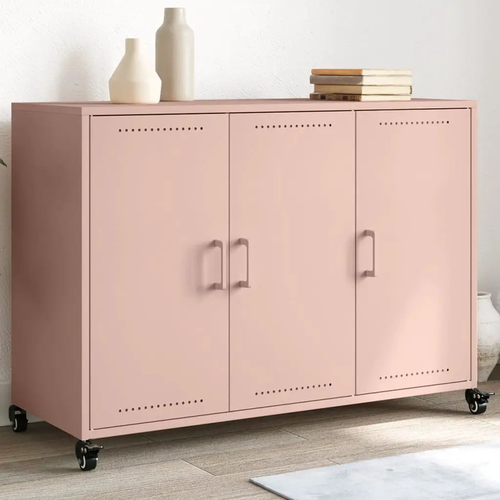 vidaXL vidaXL Sideboard Black 100.5x39x72 cm Steel - Sideboard