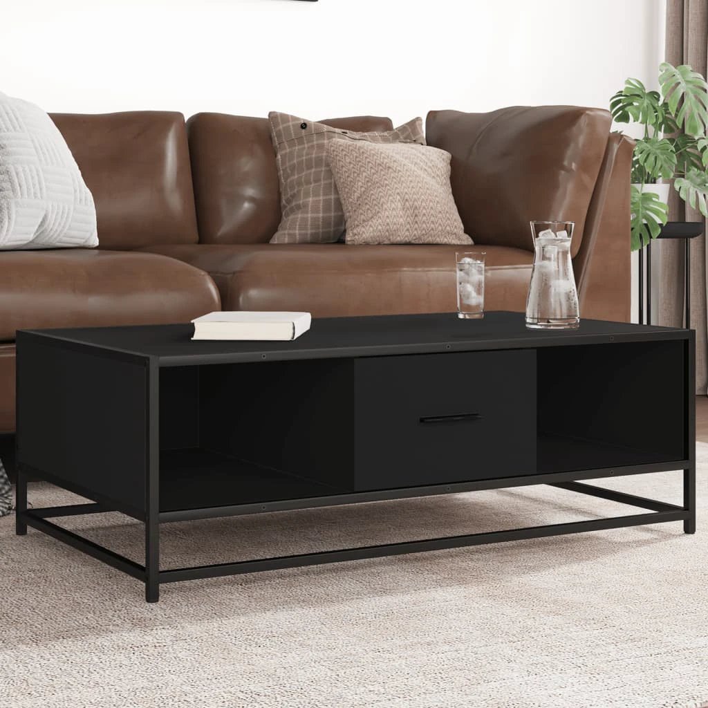 vidaXL vidaXL Coffee Table 100x57x35 cm Wood and Metal - Coffee Table