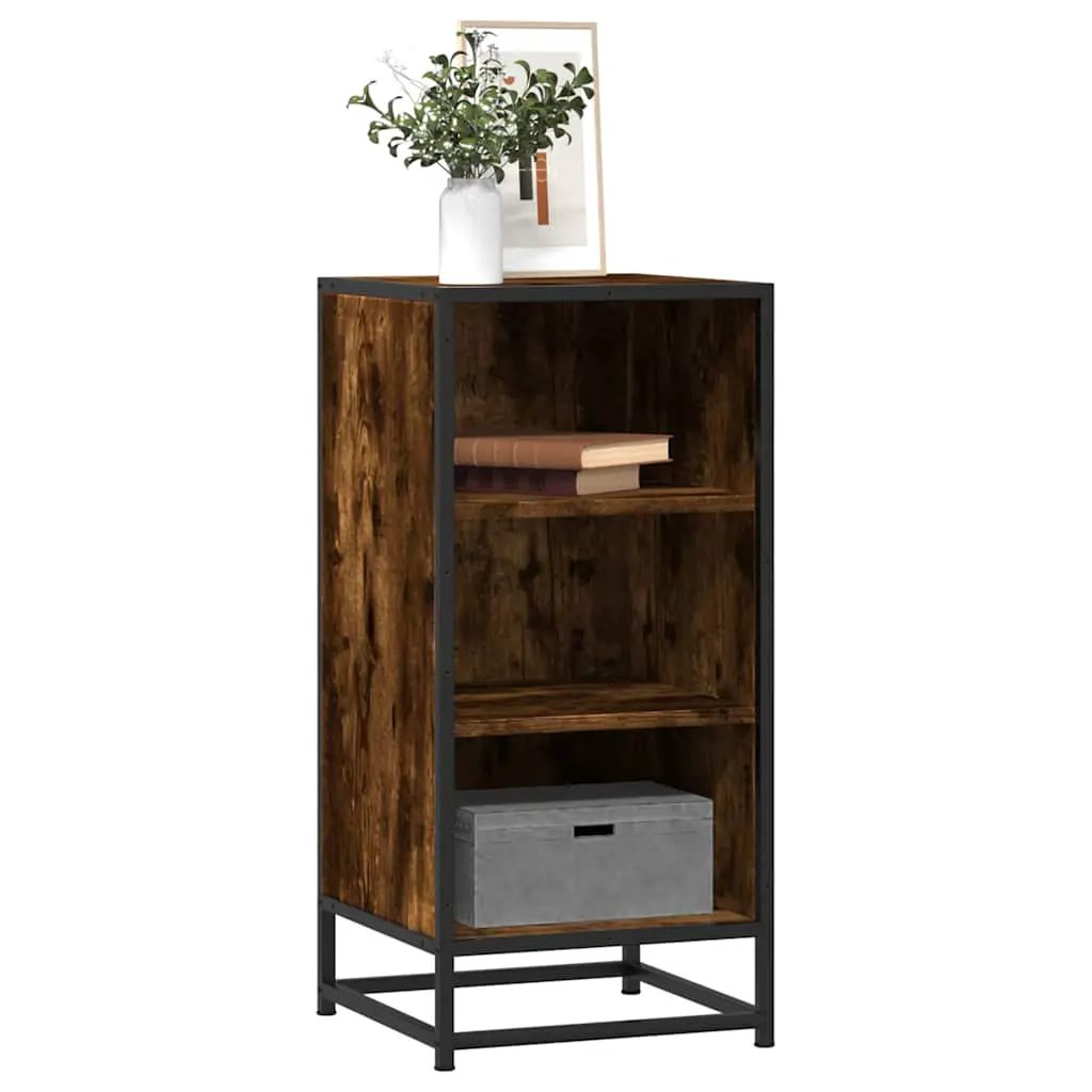 vidaXL vidaXL Sideboard Black 35.5x35x76 cm Engineered Wood and Metal - Sideboard